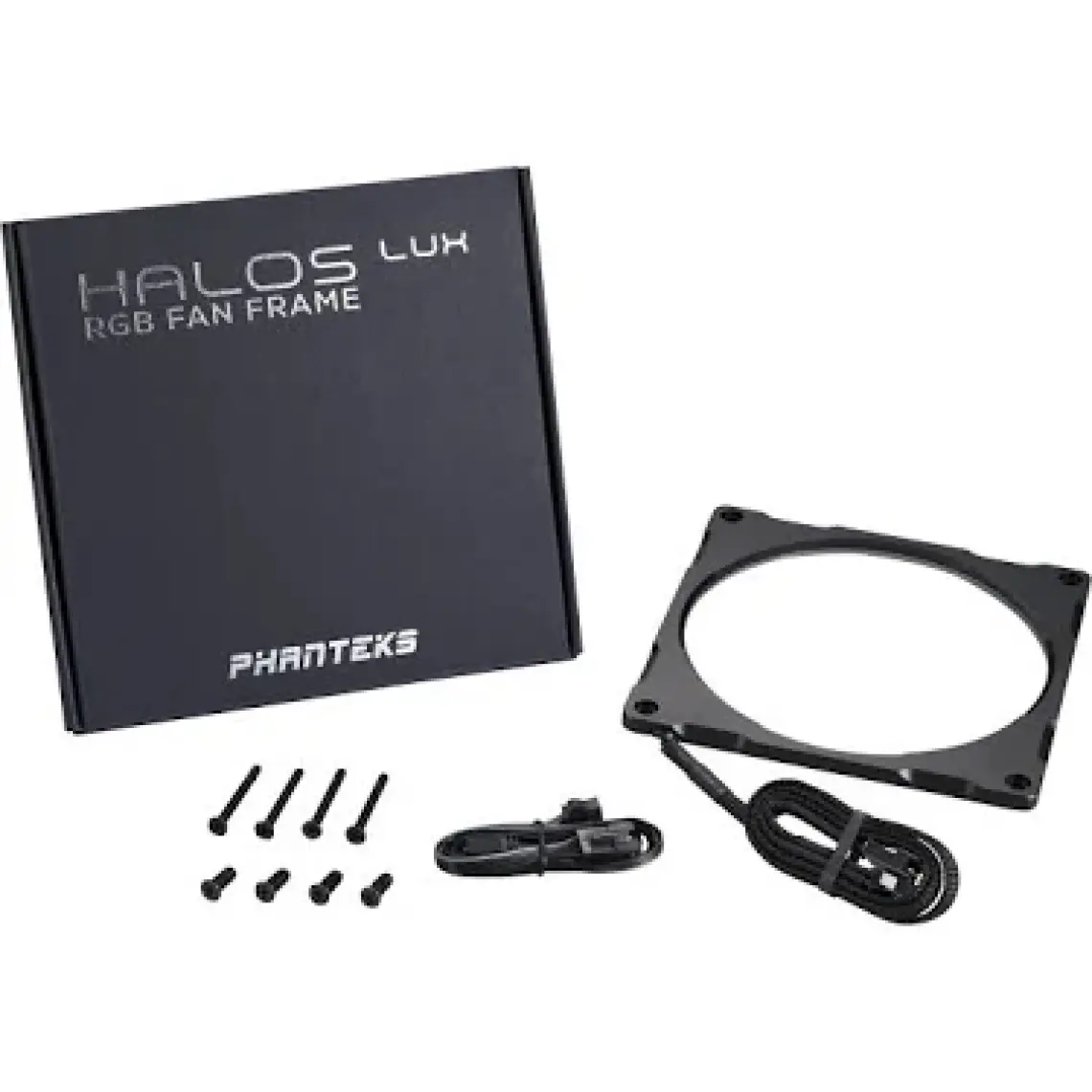 Phanteks Halos Lux 140 mm Rgb Led Fan Çerçevesi Alüminyum - Siyah