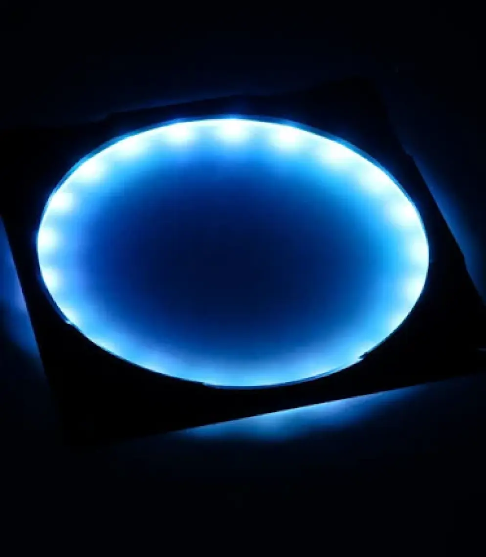 Phanteks Halos Lux 140 mm Rgb Led Fan Çerçevesi Alüminyum - Siyah