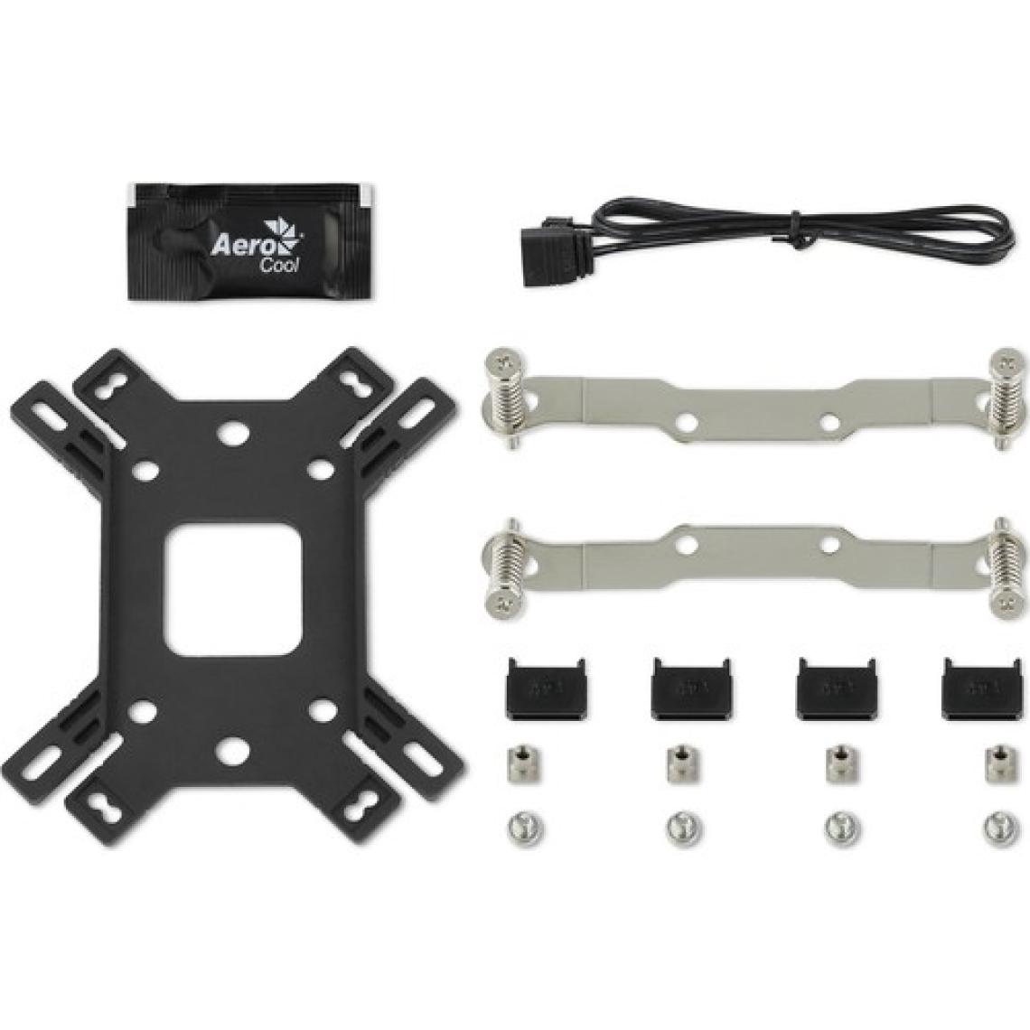 Aerocool Cylon 4F 12cm Şeffaf Fan İşlemci Soğutucu (AE-CC-CYLN4F)