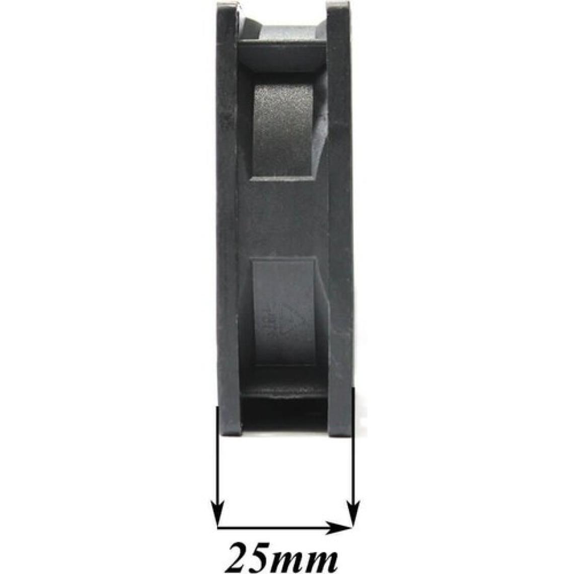 Koodmax 8cm Kasa Fanı Siyah 80*80*25MM Kasa Soğutucu Fan Sessiz