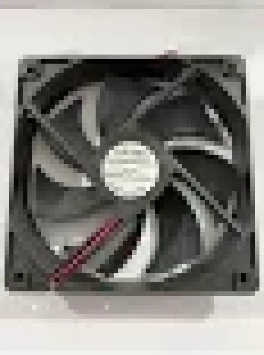 Compaxe 12CM Bilgisayar Kasa Fanı Siyah Standart + Montaj Vidaları