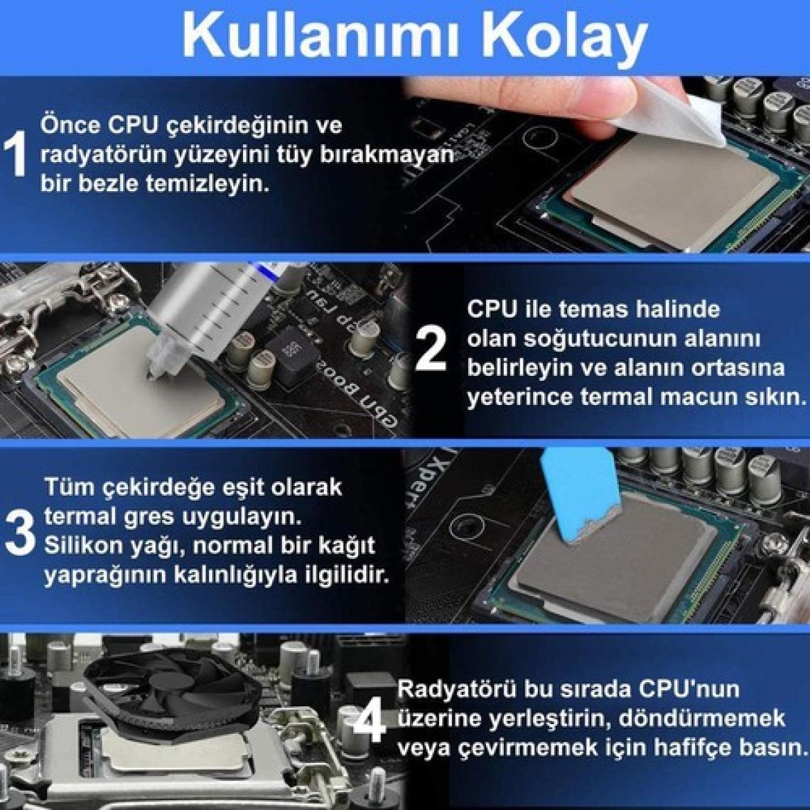 BK Teknoloji Yüksek Performanslı 30 gr Büyük Boy Termal Macun