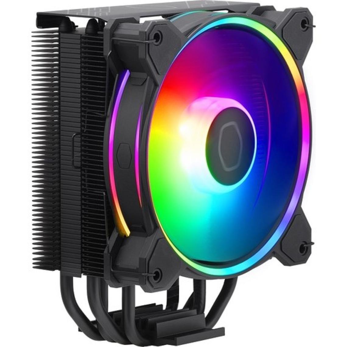 Cooler Master Hyper 212 Halo Siyah Cpu Soğutucu MF120 Halo Çift Döngü Argb Fan (RR-S4KK-20PA-R1)