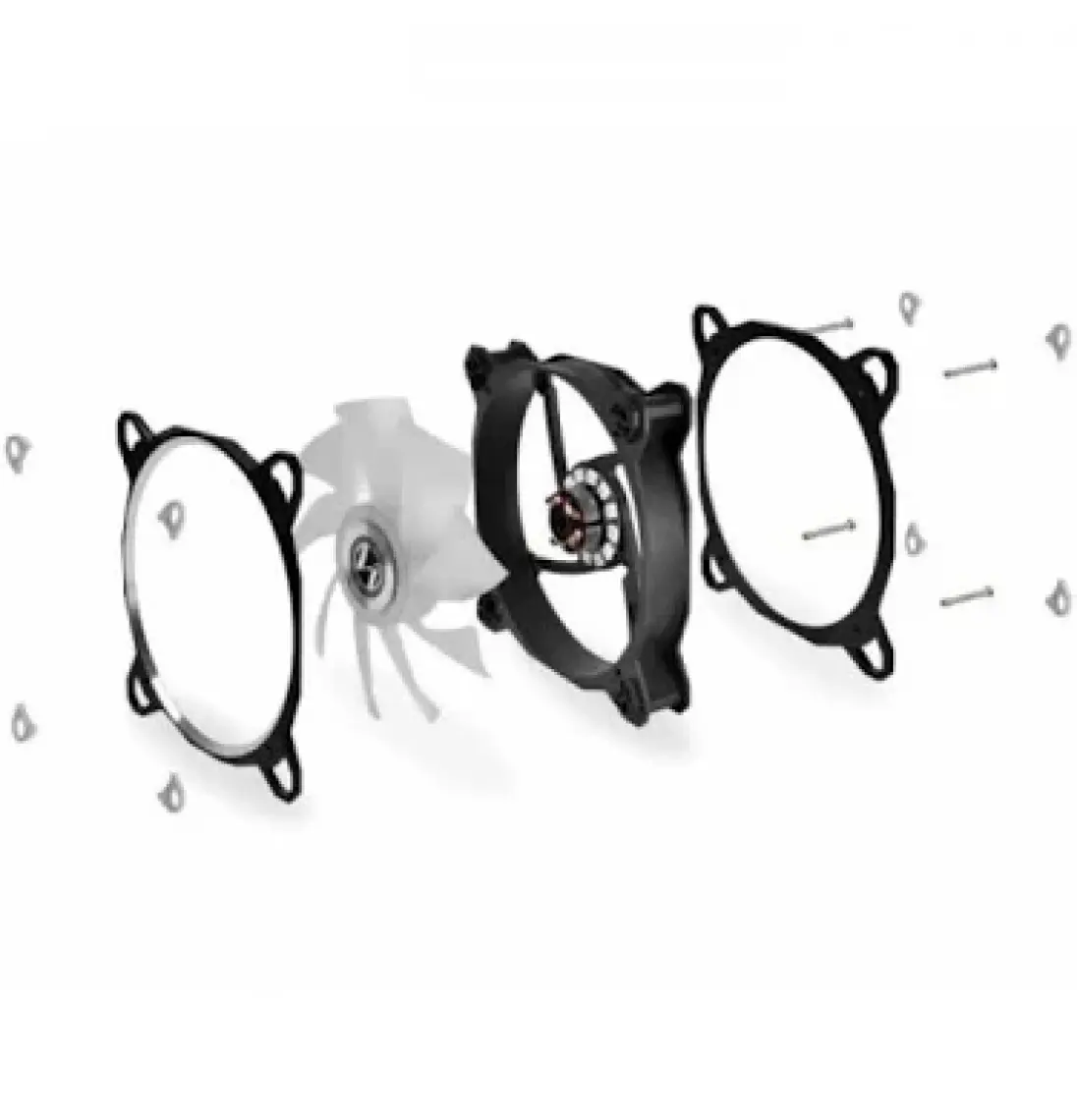 Lian Li Bora Digital Silver 3 x 120 mm RGB Kasa Fanı