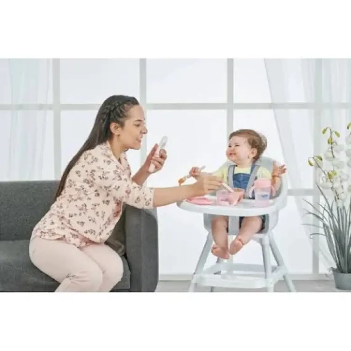 Wee Baby 2 Hazneli Mama Seti Kabı 886 Mavi