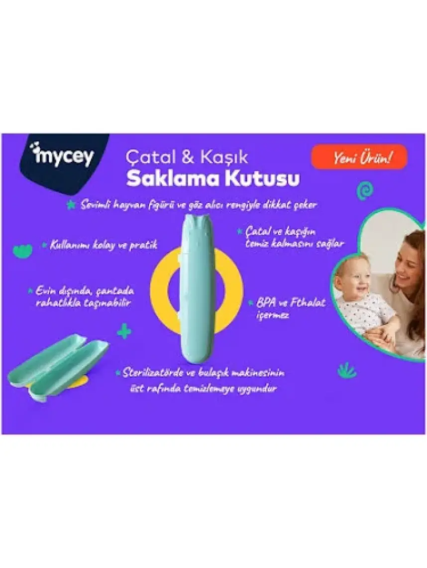 Mycey Çatal Kaşık Saklama Kutusu