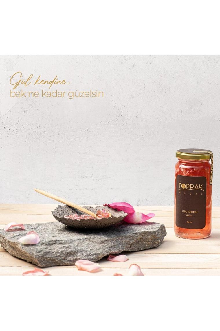 Gül Reçeli 300 G Isparta, Yeni Sezon Gül Reçeli - Doğal Katkısız Gül Reçeli - Taze Gül Reçeli