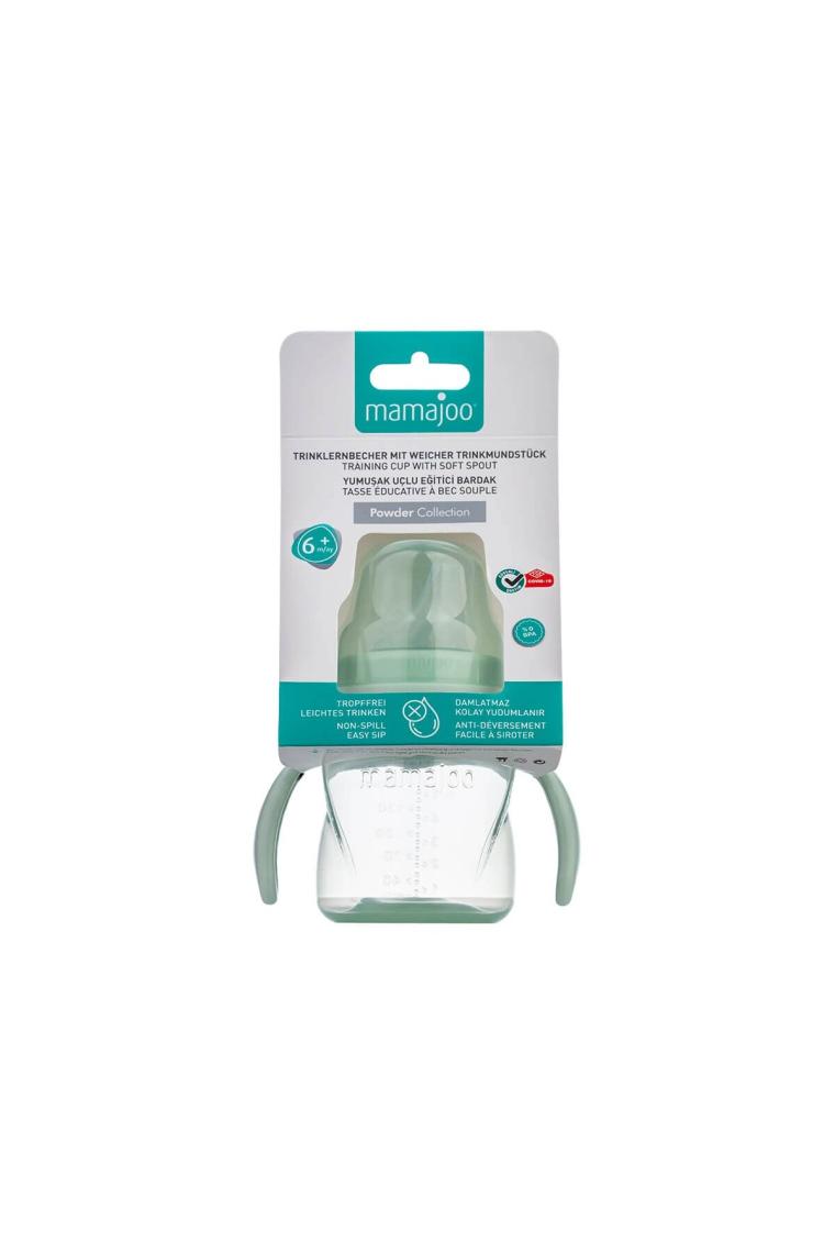 Kulplu Eğitici Bardak 160 ml / Powder Green