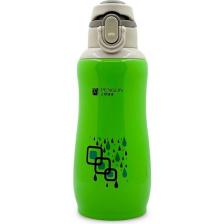 Sema Baby Penguen Kilitli Paslanmaz Çelik Bebek Termosu 600 Ml - Yeşil