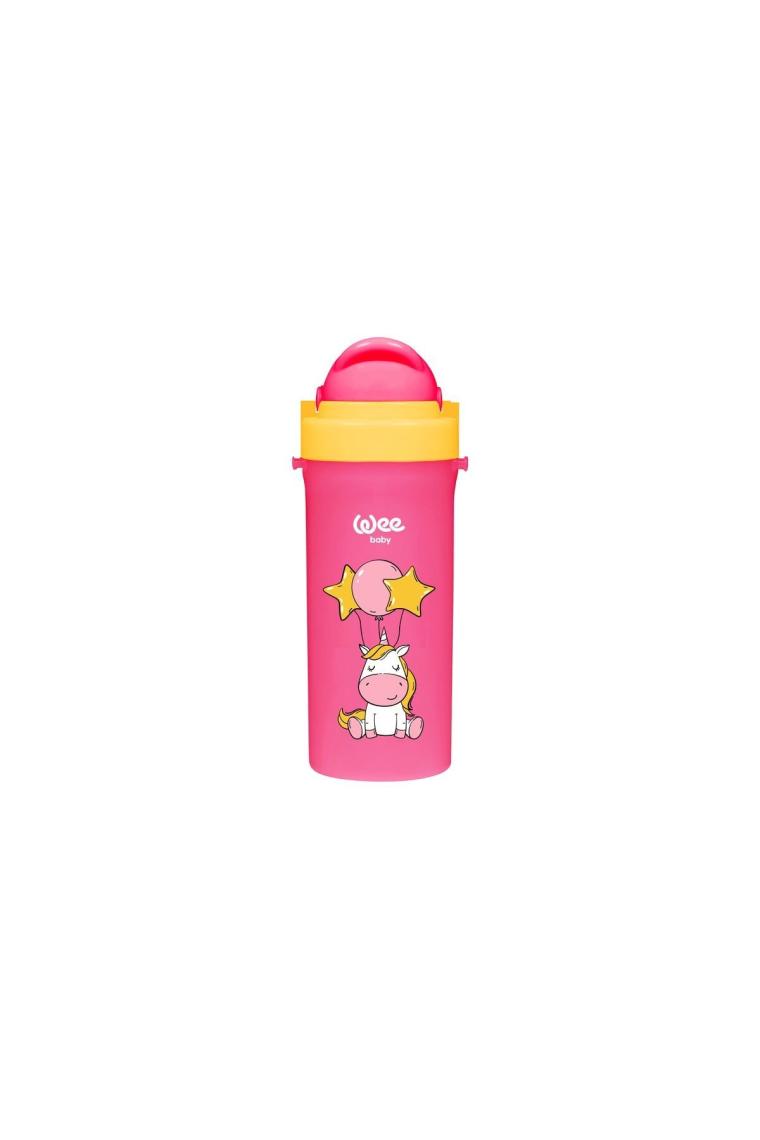 Wee Baby 896 Pipetli Bardak 300 ml Pembe