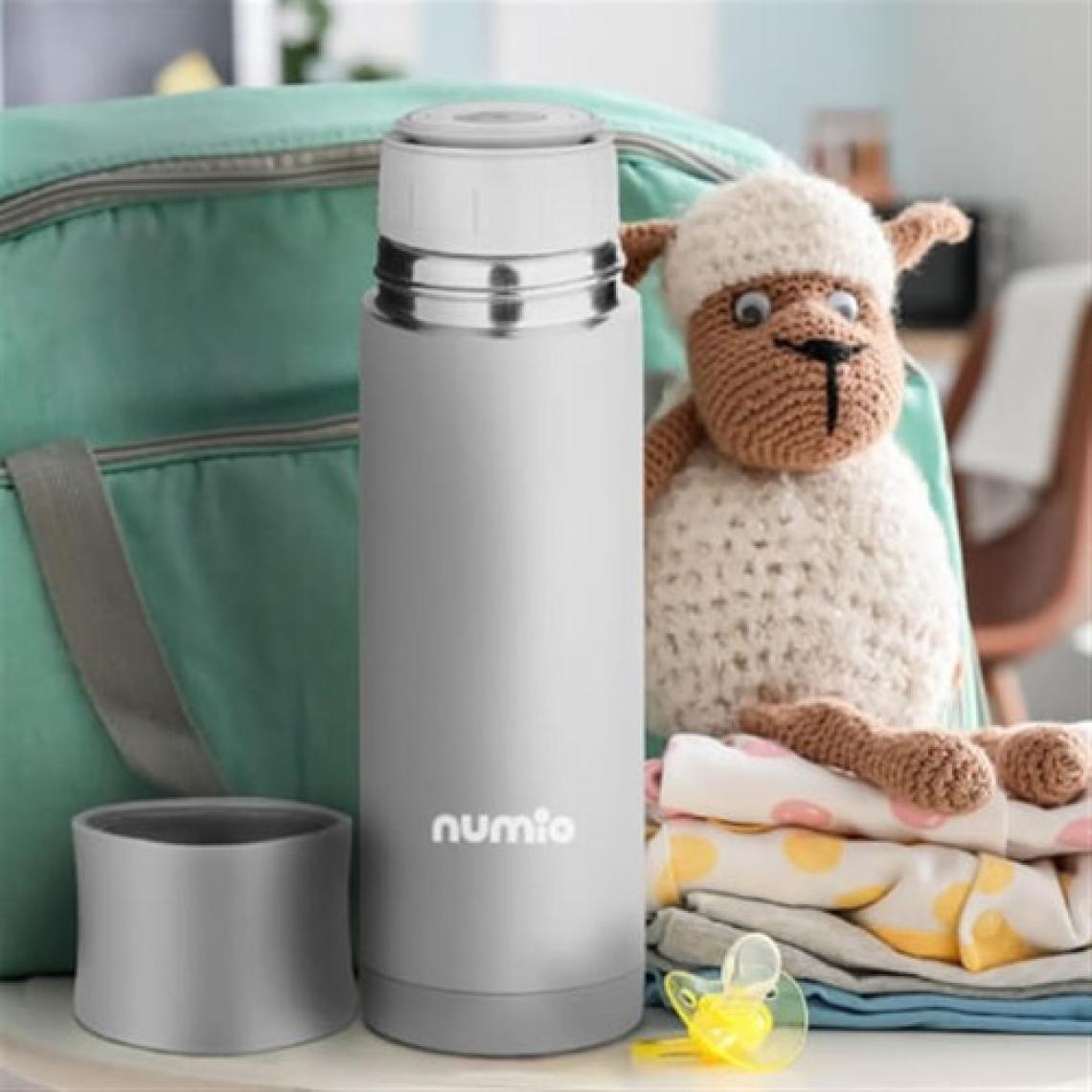 Numio Gri 400 ml Bebek Termosu