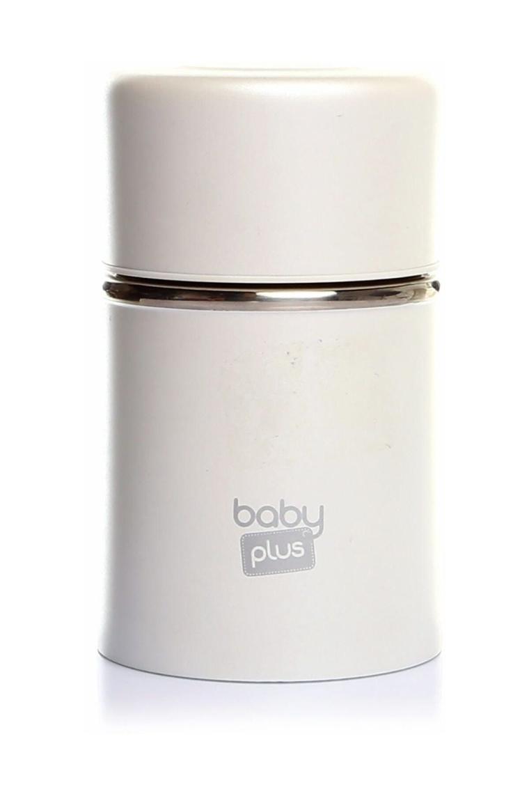 Baby&Plus Beyaz 260 ml Paslanmaz Çelik Mama Termosu