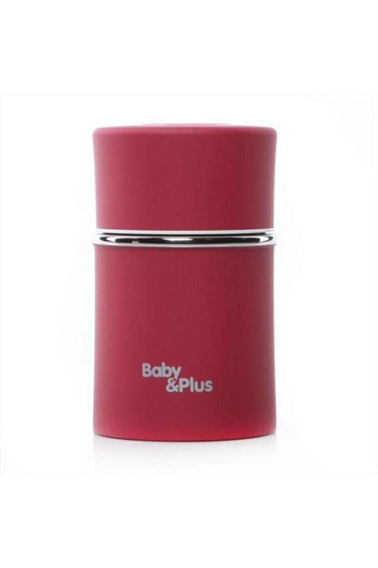 Baby&Plus Kırmızı 260 ml Paslanmaz Çelik Mama Termosu