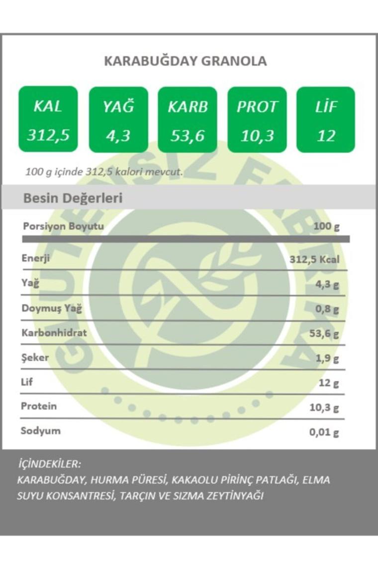 Karabuğday Granola 300 Gram
