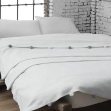 Dolce Bonita Home 150X200 Tek Kişilik Ponponlu Pike Battaniye Krem