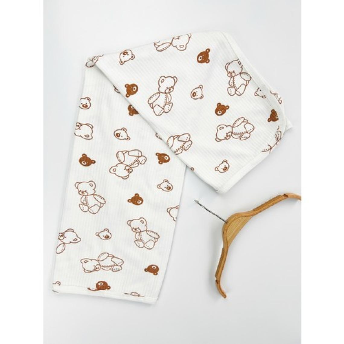 Omy Desenli Battaniye&kundak 85 x 90  cm  Pamuklu Kumaş