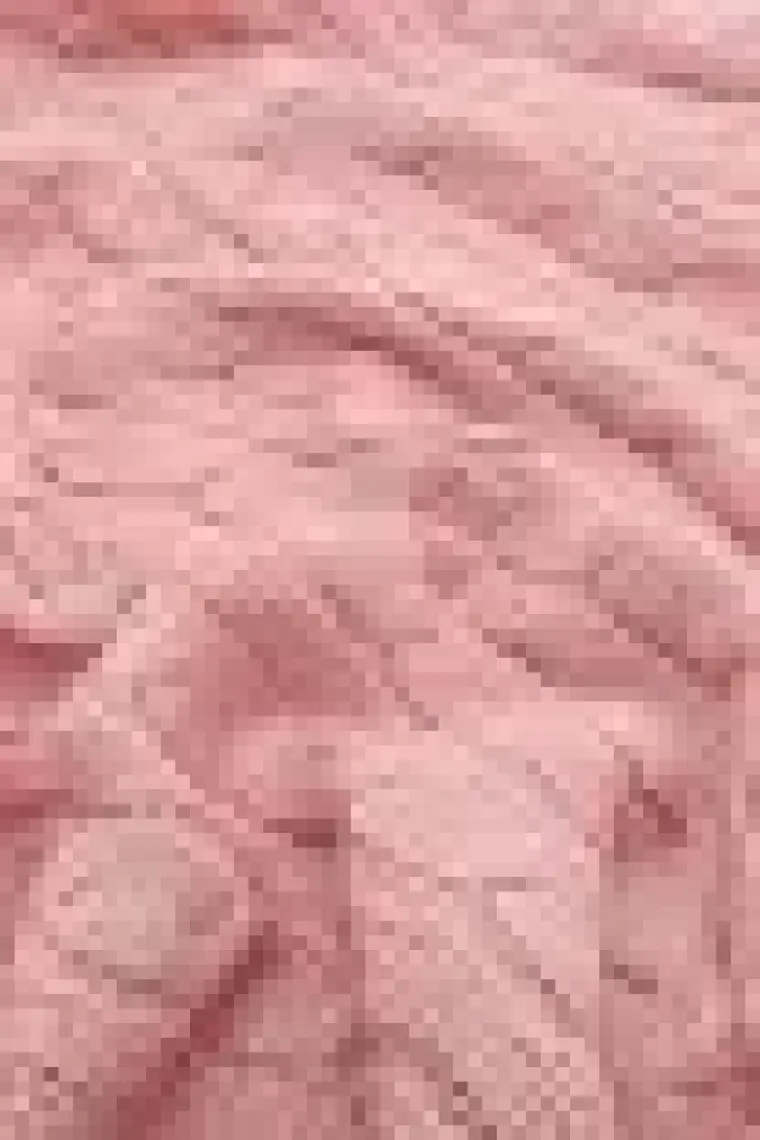 Biocotton Triko Ponponlu Örgü Tv Battaniyesi - Kahverengi