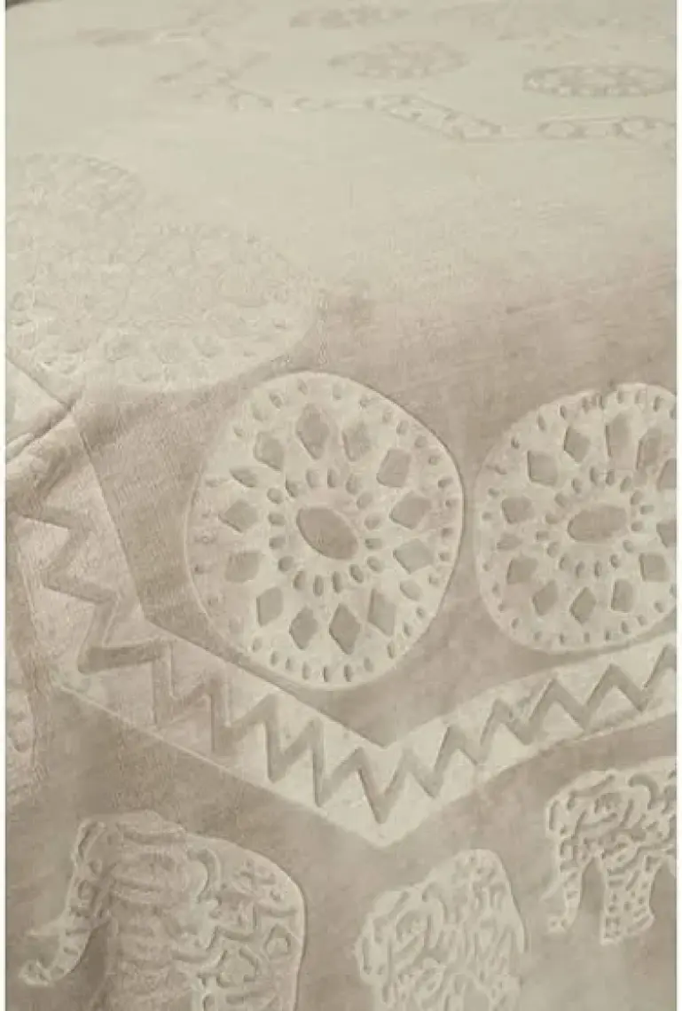 Karaca Home Elephant Vizon Çift Kişilik Soft Embosy Battaniye