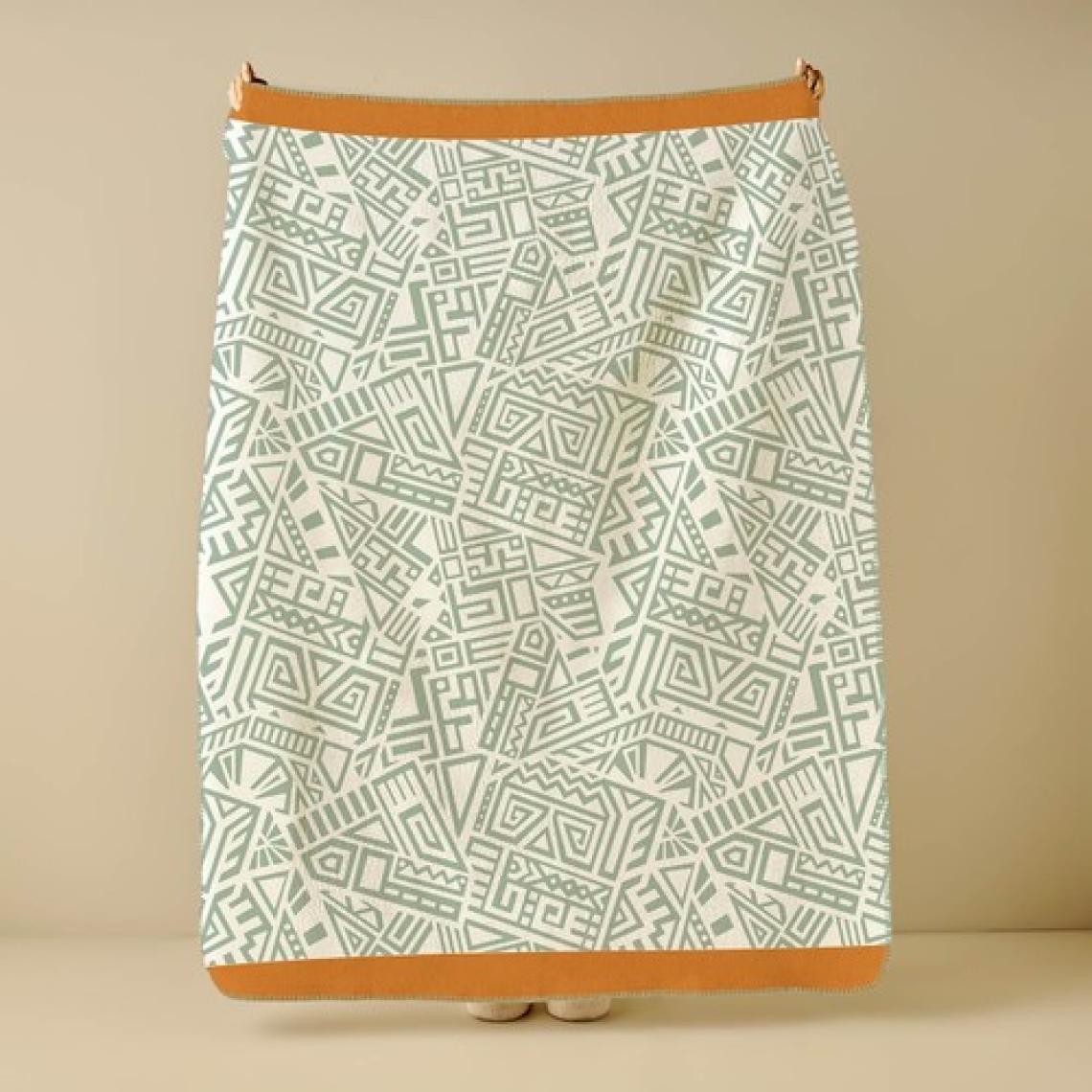Bella Maison Rebel Pamuklu Çift Kişilik Battaniye Mint (180x220 cm)