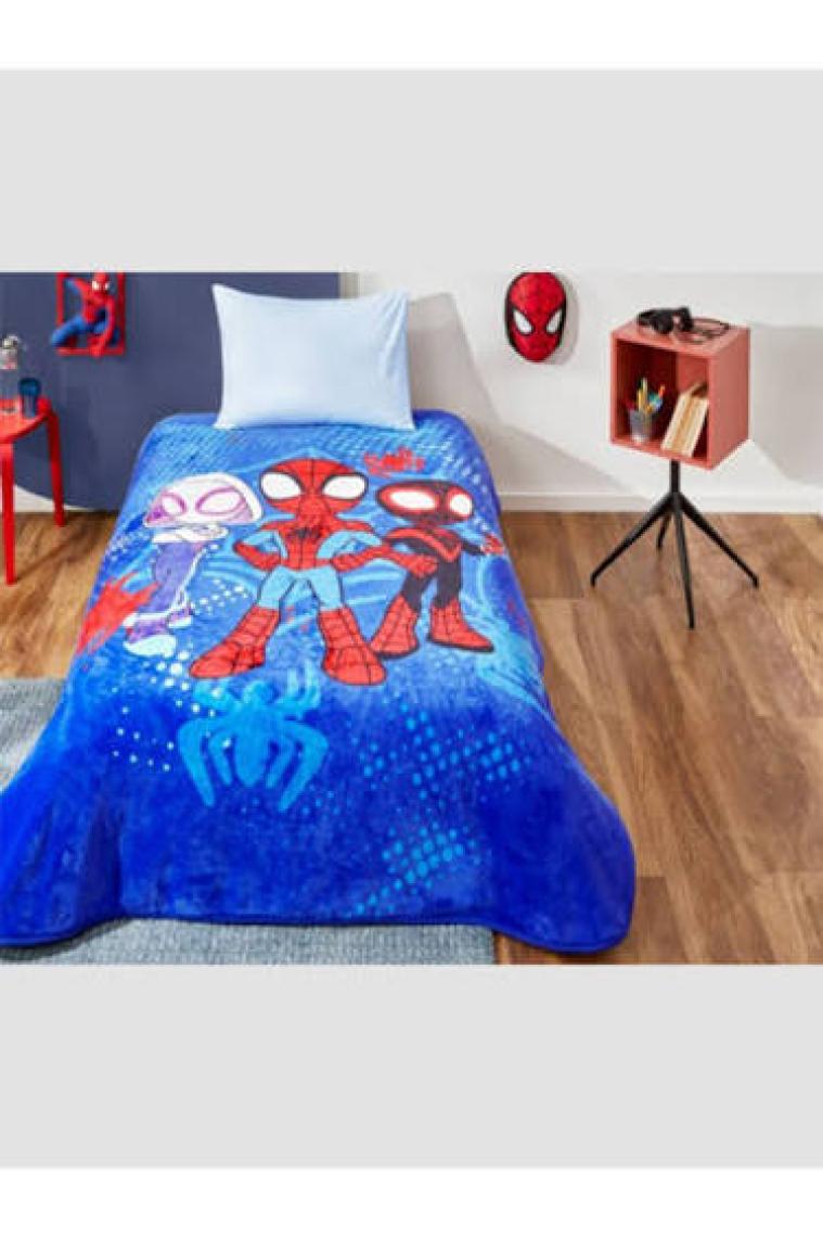 Taç Kristal Taç Lisanslı Disney Spidey And Friends Tek Kişilik Battaniye