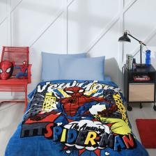 Spiderman New York Disney Lisanslı Tek Kişilik Çocuk Battaniyesi 155x215