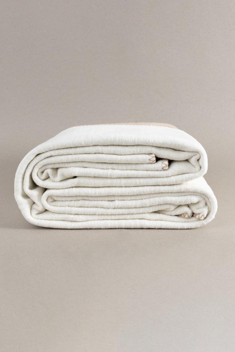 Twin Soft Pamuklu Çift Kişilik Battaniye Kahve Krem 200 x 220 5010A