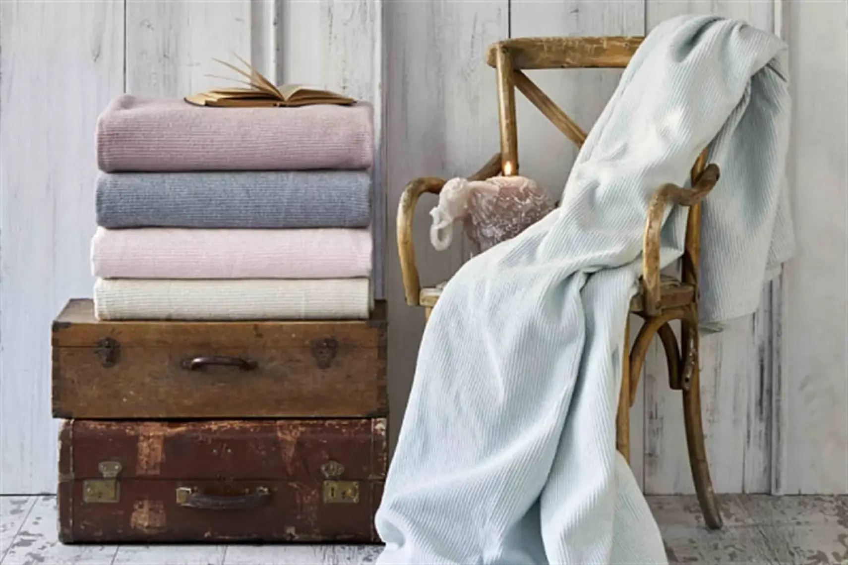 Karaca Home Remas Bej Çift Kişilik Softline Battaniye