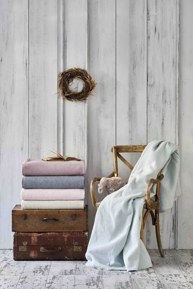 Karaca Home Remas Bej Çift Kişilik Softline Battaniye