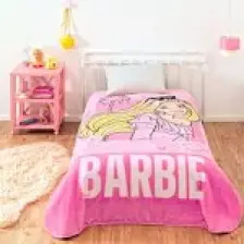 Taç Lisanslı Tek Kişilik Barbie Gırl Power Battaniye