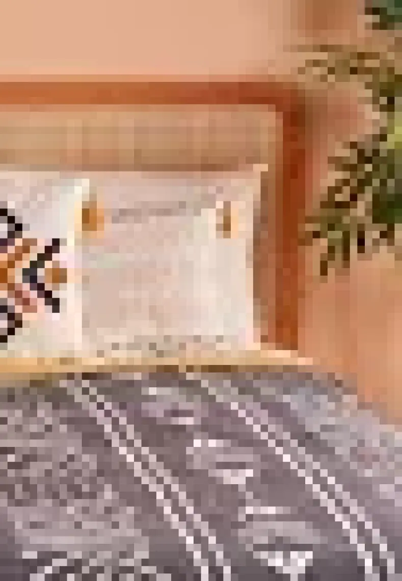 Bella Maison Anchal Pamuklu Tek Kişilik Battaniye Antrasit (150x200 cm)