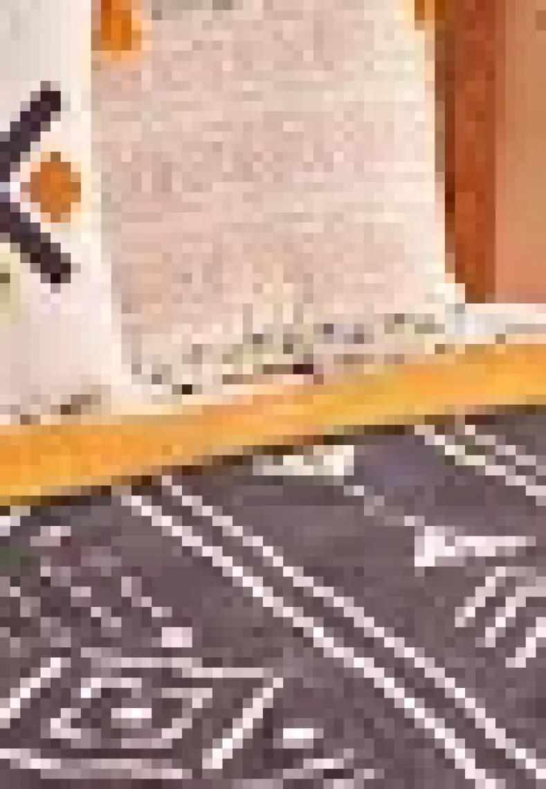 Bella Maison Anchal Pamuklu Tek Kişilik Battaniye Antrasit (150x200 cm)