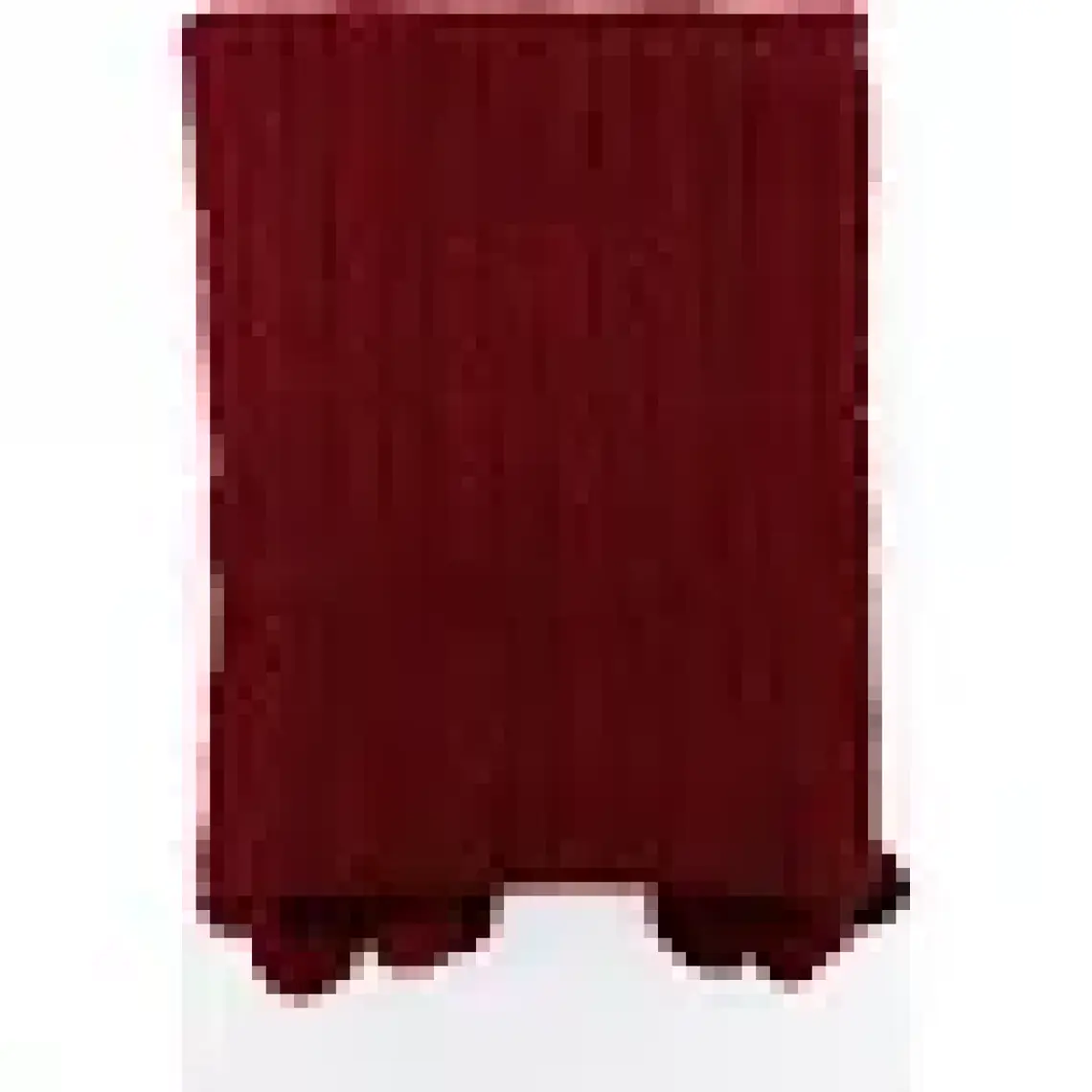 Biocotton Triko Ponponlu Örgü Tv Battaniyesi - Bordo