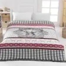 Dolce Bonita Home Çift Kişilik Pamuklu Battaniye Adali