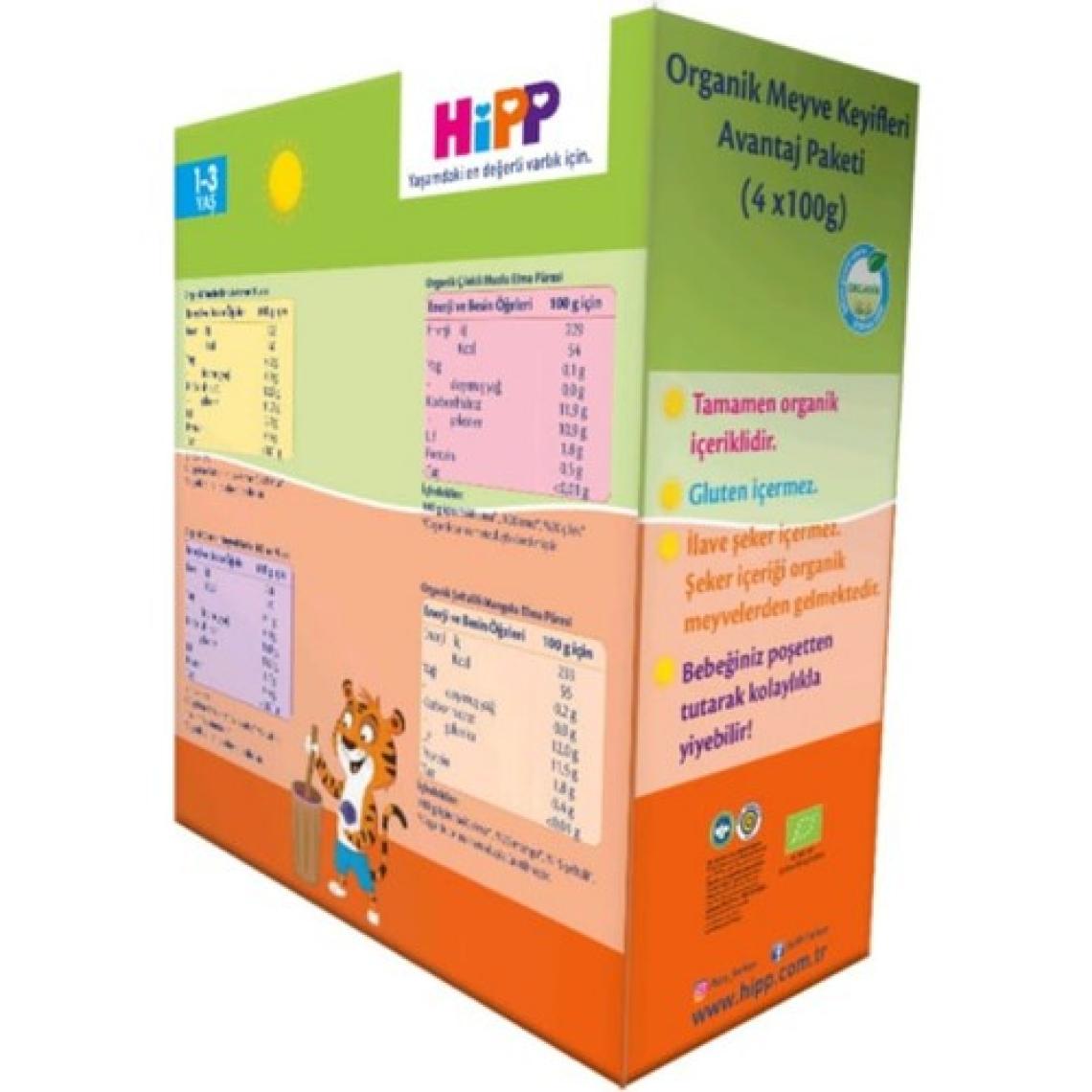 Hipp Meyve Keyfi Avantaj Paketi 4*100 gr