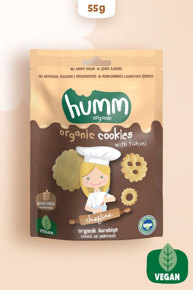 Humm Organic Tahinli ve Pekmezli Kurabiye 55 gr