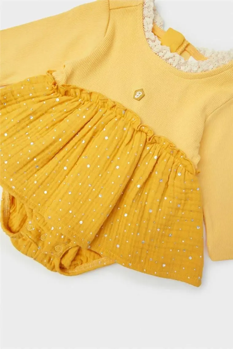 Layette Kız Bebek Sarı Bluz 23FW0LT7607