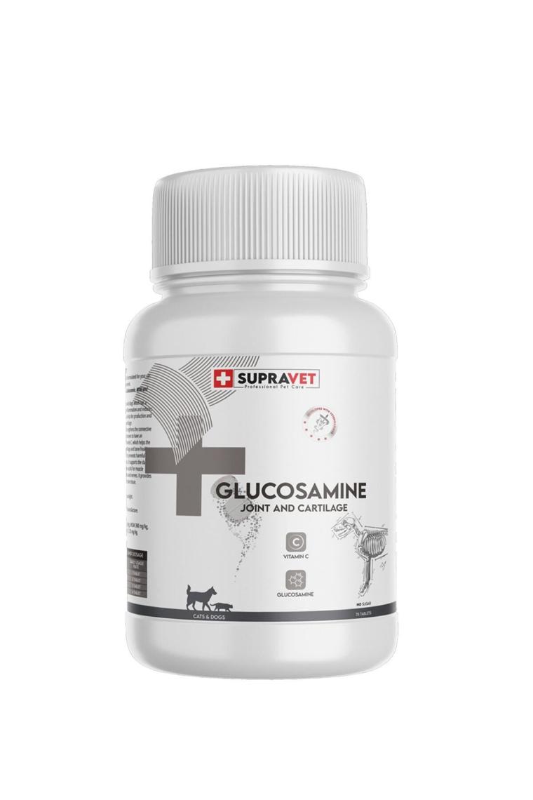 Glucosamine Kedi Ve Köpek Eklem Sağlığı Güçlendirici Glukozamin Tablet + Vitamin C 75 Tablet