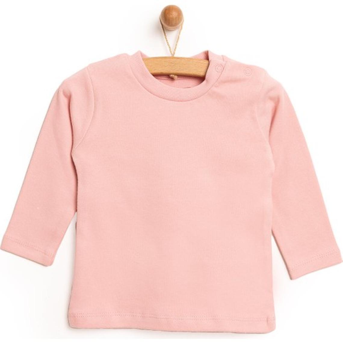 HelloBaby  Basic Interlok Uzun Kol Tshirt Kız Bebek
