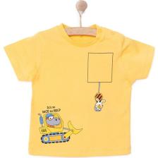 HelloBaby Basic Erkek Iş Makinesi Baskılı T-Shirt Erkek Bebek