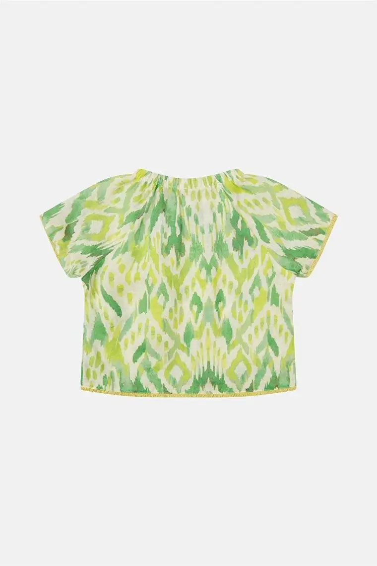 Gb Baby Layette Bg Store Kız Bebek Desenli Bluz 23SS0BG2541