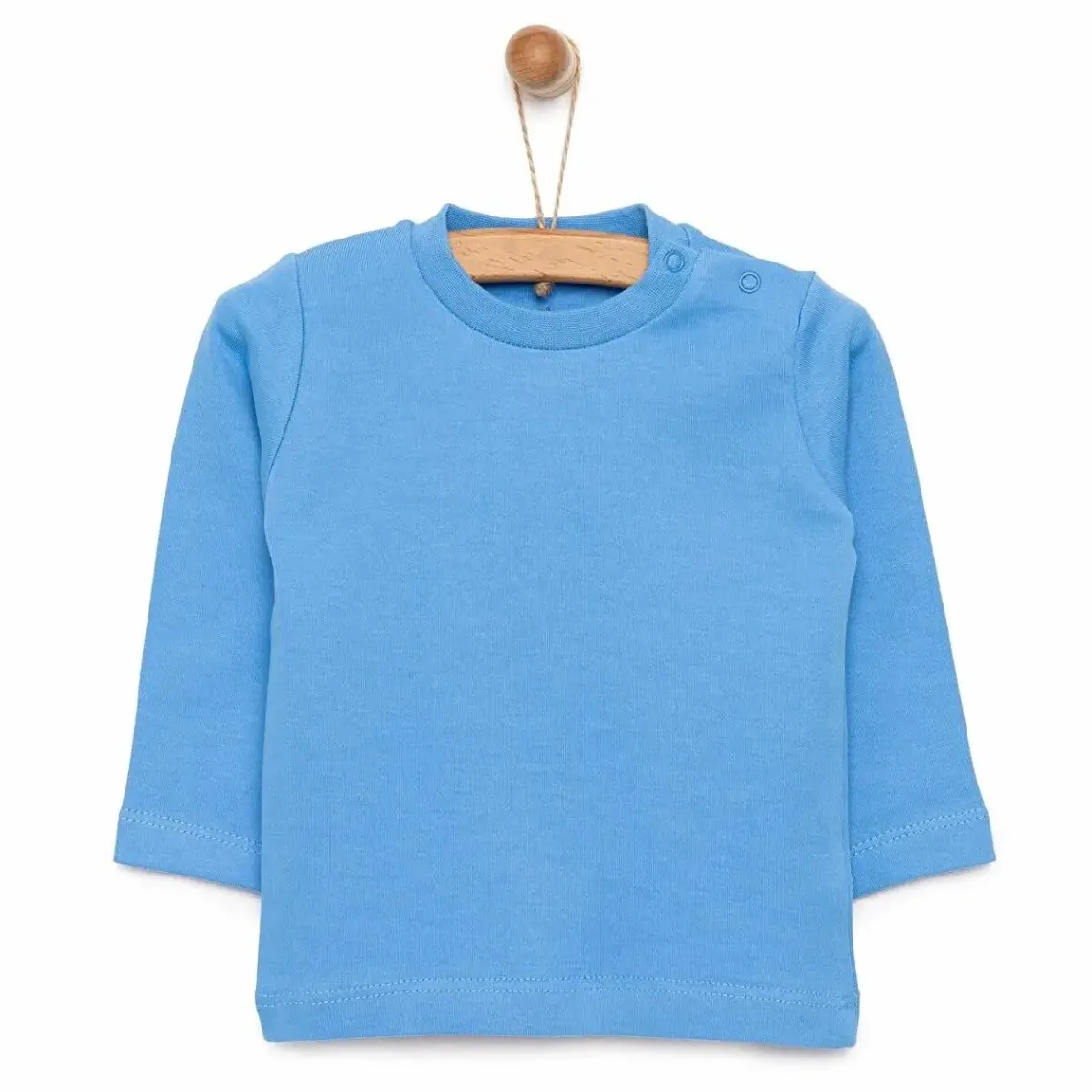 HelloBaby HelloBaby Basic Interlok Uzun Kol Tshirt Erkek Bebek