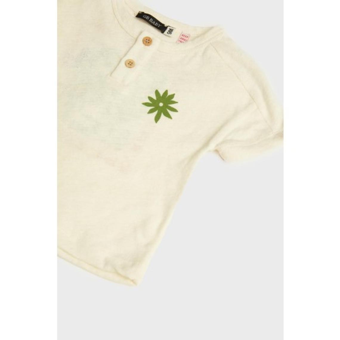 Bg Store Erkek Bebek Ekru T-Shirt