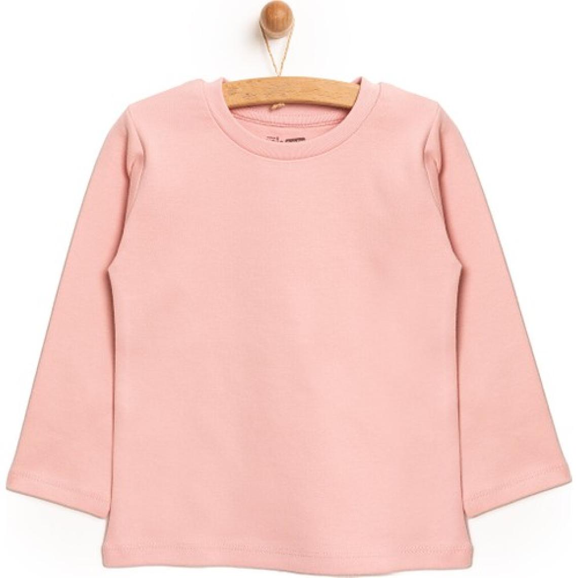 HelloBaby  Basic Interlok Uzun Kol Tshirt Kız Bebek