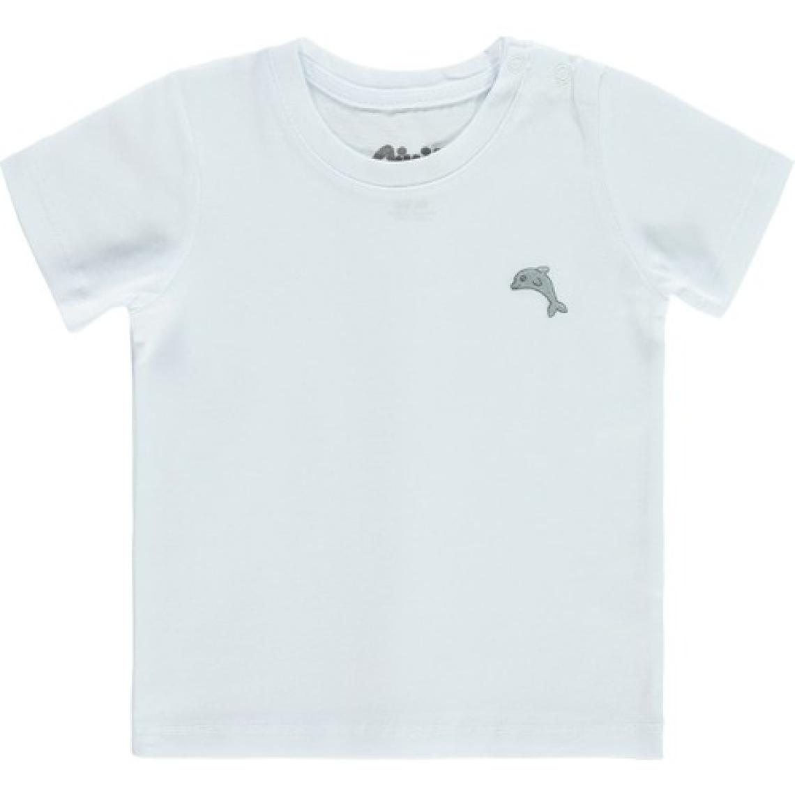Civil Baby Erkek Bebek Tişört 6-18 Ay Beyaz