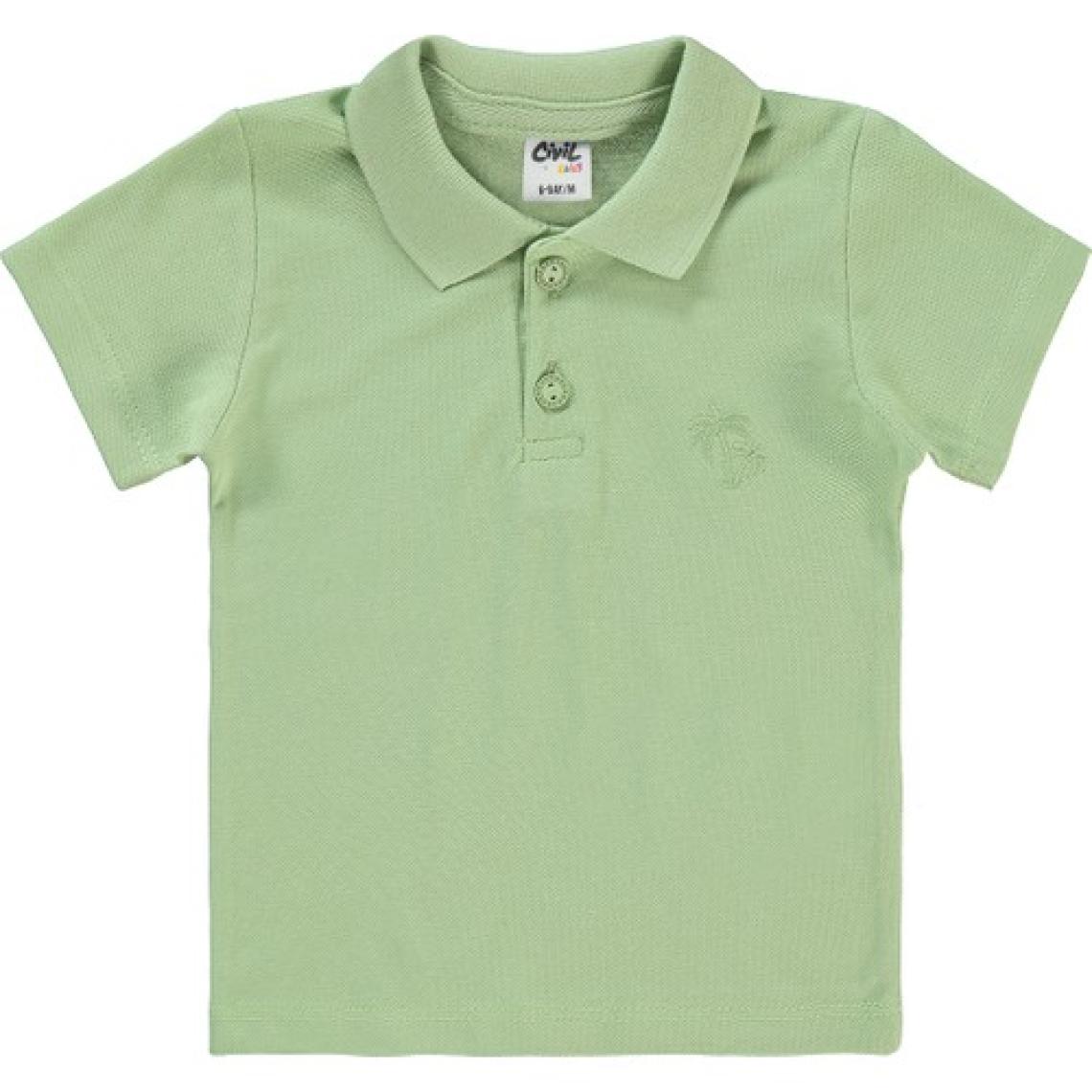 Civil Baby Erkek Bebek Tişört 6-18 Ay Soft Yeşil