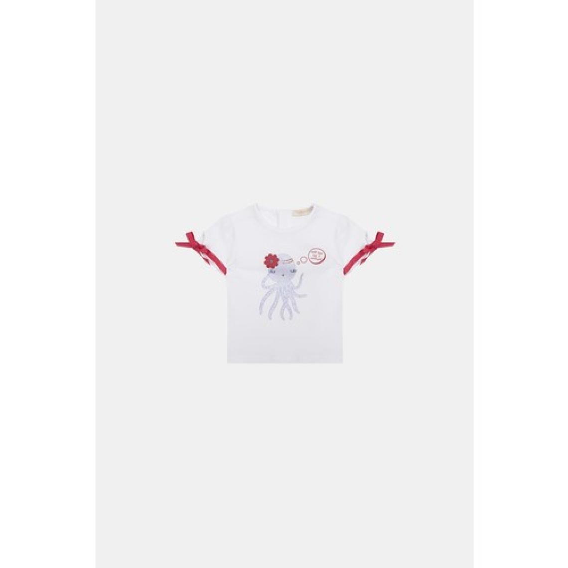 Gb Baby Layette  Kız Bebek Beyaz Tshirt 23SS1BG2542