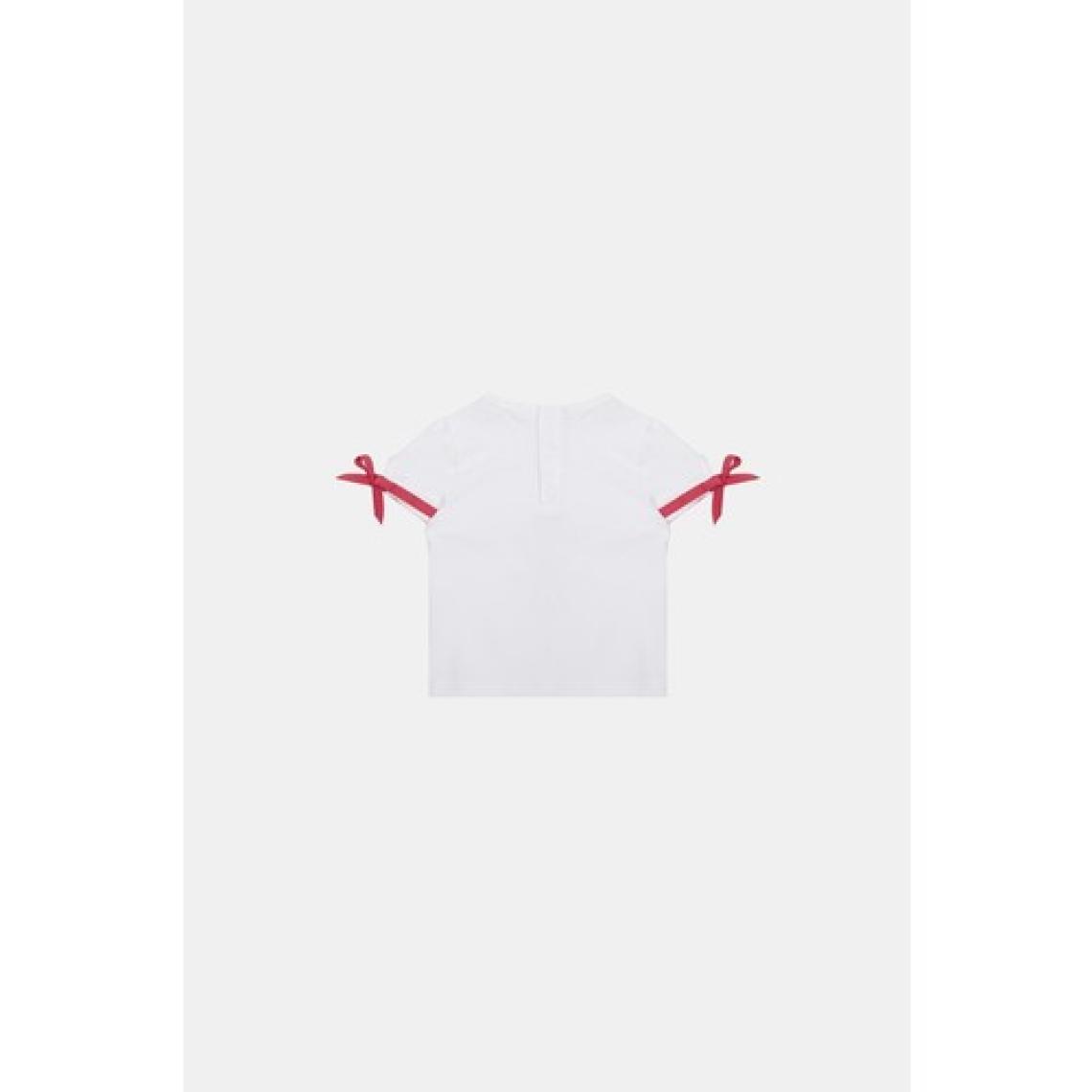 Gb Baby Layette  Kız Bebek Beyaz Tshirt 23SS1BG2542