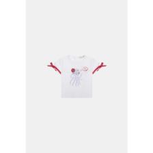 Gb Baby Layette  Kız Bebek Beyaz Tshirt 23SS1BG2542
