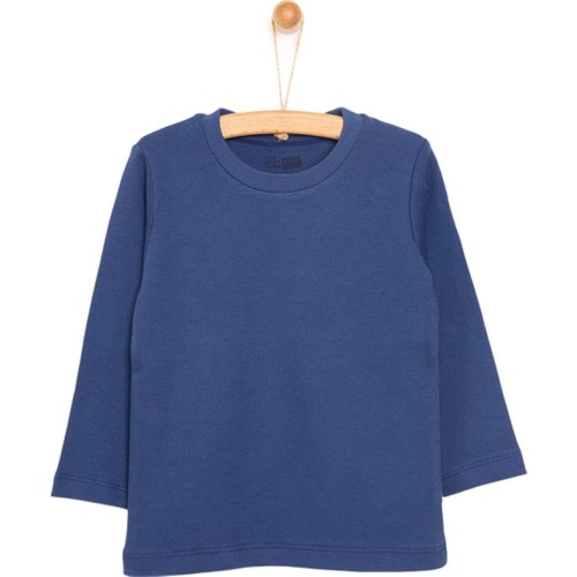HelloBaby HelloBaby Basic Interlok Uzun Kol Tshirt Erkek Bebek