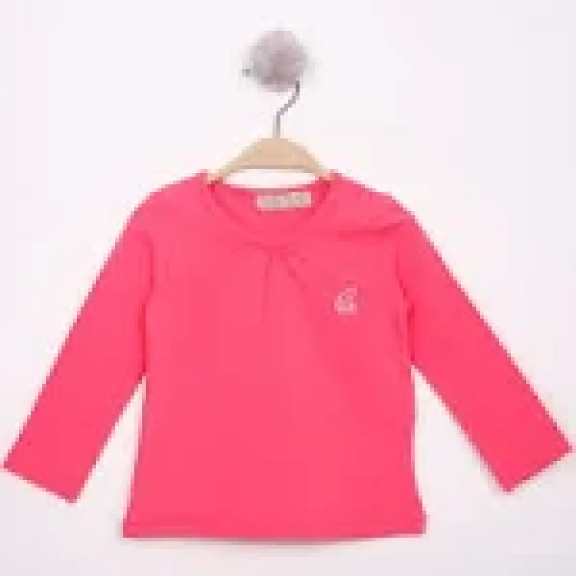 Toontoy Kız Bebek Göğsü Nakışlı T-Shirt